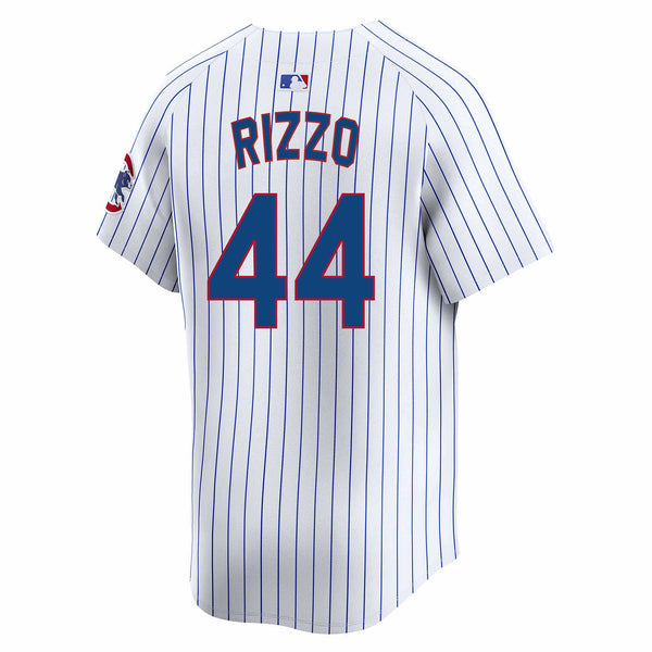 Chicago Cubs Anthony Rizzo Nike Home Vapor Limited Jersey W/ Authentic Lettering