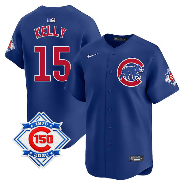 Chicago Cubs Carson Kelly Nike Alternate Vapor Limited 150th Anniversary Jersey With Authentic Lettering