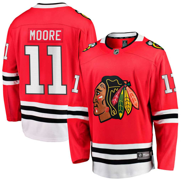 Chicago Blackhawks Oliver Moore Home Breakaway Jersey w/ Authentic Lettering