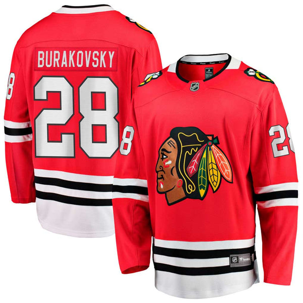 Chicago Blackhawks André Burakovsky Home Breakaway Jersey w/ Authentic Lettering