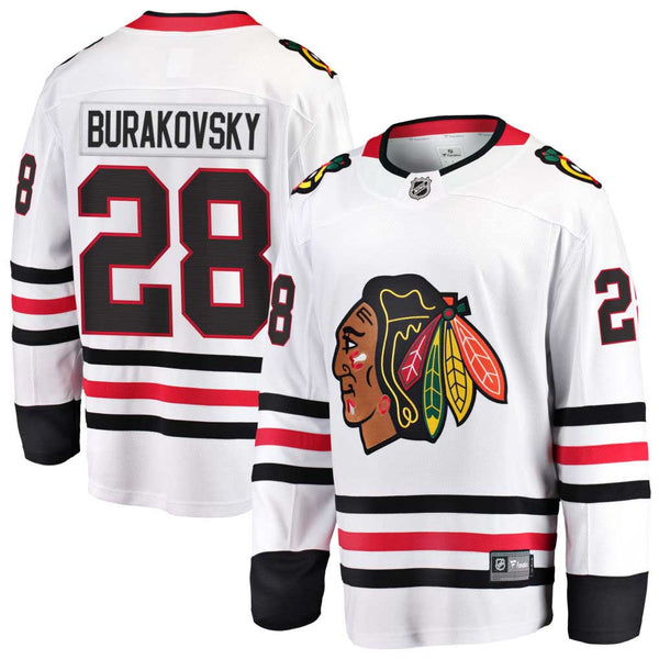 Chicago Blackhawks André Burakovsky Road Breakaway Jersey w/ Authentic Lettering