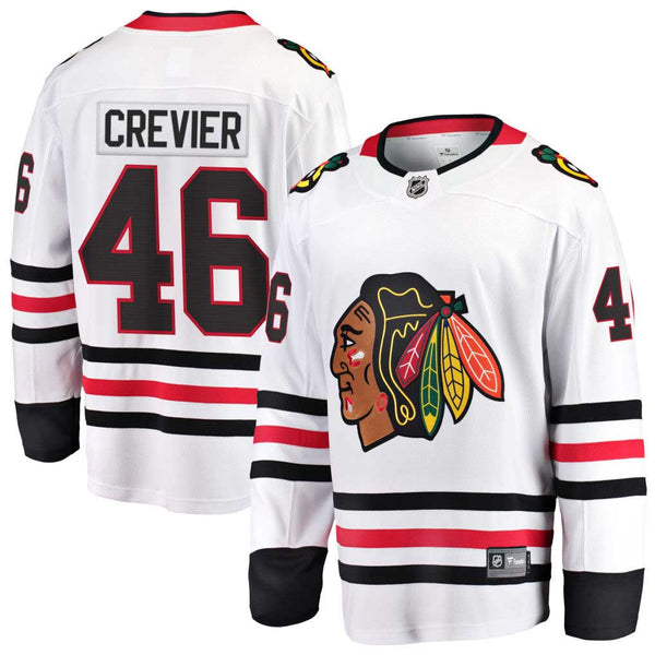 Chicago Blackhawks Louis Crevier Road Breakaway Jersey w/ Authentic Lettering