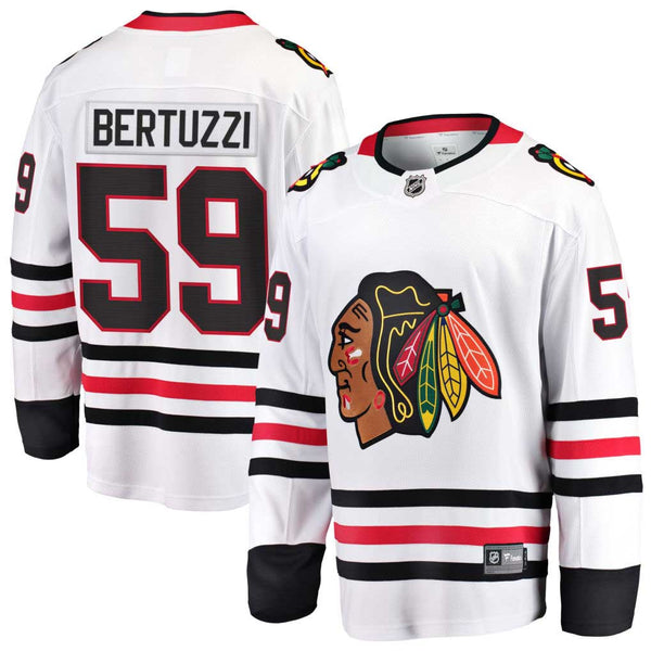 Chicago Blackhawks Tyler Bertuzzi Road Breakaway Jersey w/ Authentic Lettering