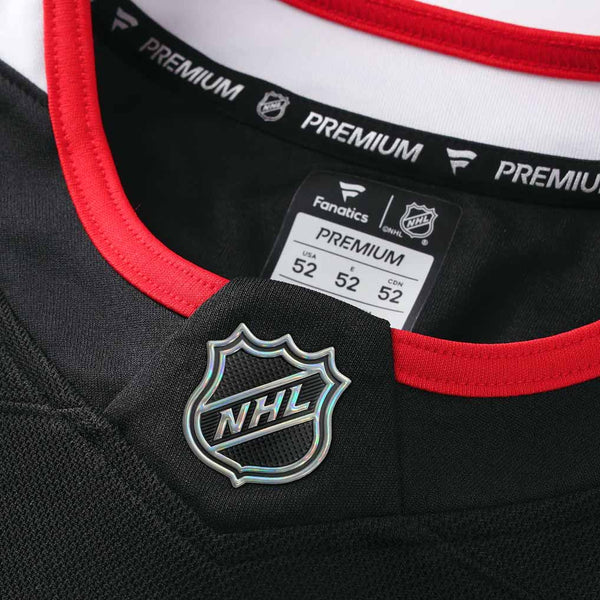 Chicago Blackhawks Spencer Knight Fanatics 2025 Alternate Premium Jersey w/ Authentic Lettering