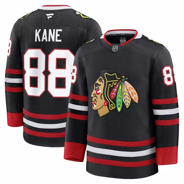 Chicago Blackhawks Patrick Kane Fanatics Alternate Premium Jersey With Authentic Lettering