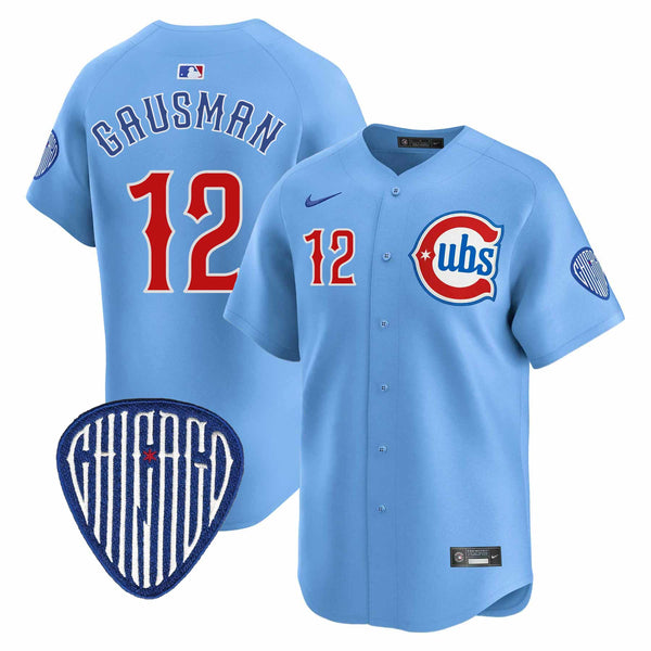 Chicago Cubs Kevin Gausman Blues Alternate 2 Nike Vapor Limited Jersey