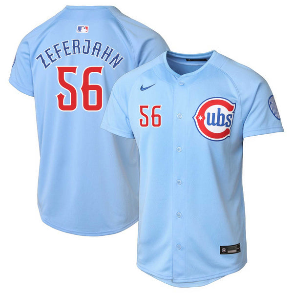 Chicago Cubs Ryan Zeferjahn Nike Youth Blues Alternate 2 Home Run Jersey