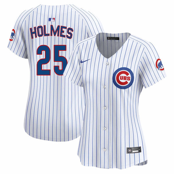Chicago Cubs Clay Holmes Women's Nike Home Jersey With Authentic Lettering