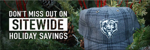 Don't miss out on sitewide holiday savings! Shop Chicago Bears merchandise, including this Chicago Bears 47 Brand Grey Windowpane Plaid Clean Up Adjustable Cap.