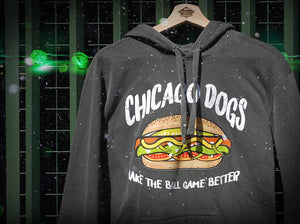 Chicago Dogs Make the Ball Game Better Sweatshirt, exclusive to Wrigleyville Sports.