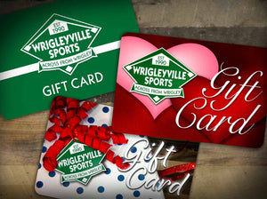 Shop Wrigleyville Sports Gift cards, for holidays including Valentine's Day, Birthdays, and Christmas.