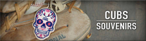 Shop Cubs souvenirs, including this Chicago Cubs Sugar Skull Acrylic Key Chain from UPI.