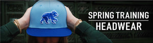 Shop Cubs Headwear, including the new 2024 Spring Training Hats.