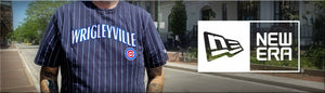 Shop New Era, including this Chicago Cubs Two Sided City Connect Pinstripe T Shirt.