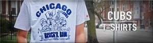 Shop Cubs T-shirts, including this Chicago Cubs Wrigley Field Homage Bleacher Bums T-Shirt.