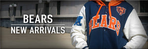 Shop Bears New Arrivals, including this Chicago Bears Mitchell & Ness Courtside Fleece Button Front Hooded Jacket.