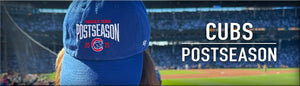 Shop Chicago Cubs 2025 Postseason hats and apparel from Wrigleyville Sports, including this Chicago Cubs 47 Brand 2025 Post Season Royal Clean Up Adjustable Cap