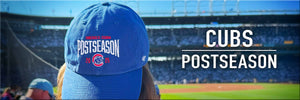 Shop Chicago Cubs 2025 Postseason hats and apparel from Wrigleyville Sports, including this Chicago Cubs 47 Brand 2025 Post Season Royal Clean Up Adjustable Cap