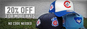 Enjoy 20% off when you buy 3 or more hats. No code needed. Exclusions apply.