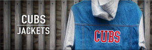 Shop Chicago Cubs jackets, including Cubs Women's denim jackets.
