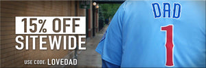 Shop the 15% Off Father's Day Sale! Exclusions apply. Ends Saturday, 6/13/26. Use Code: LOVEDAD