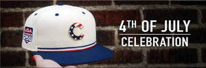 Shop 2026 Chicago Cubs Fourth of July Hats, and other patriotic merchandise.
