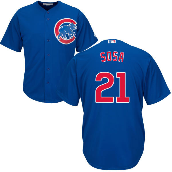 Sammy Sosa Chicago Cubs #21 Jersey MLB Players Choice XL Sport Attack