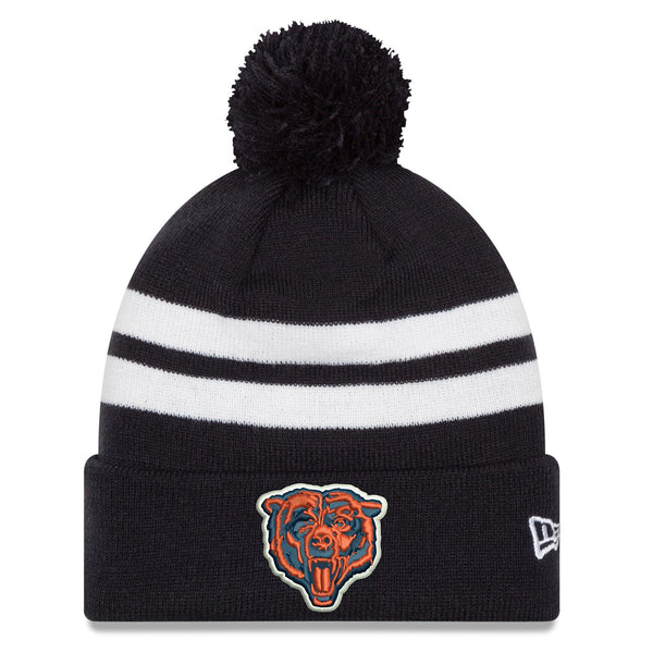 Chicago Bears Top Stripe with Pom Knit