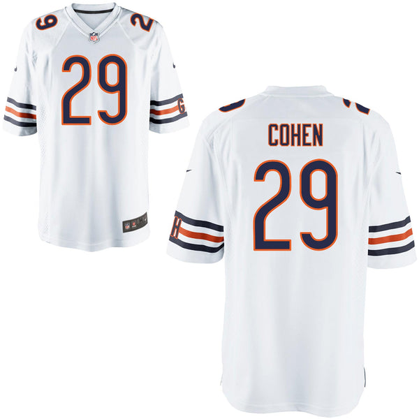 Chicago Bears Tarik Cohen White Game Jersey