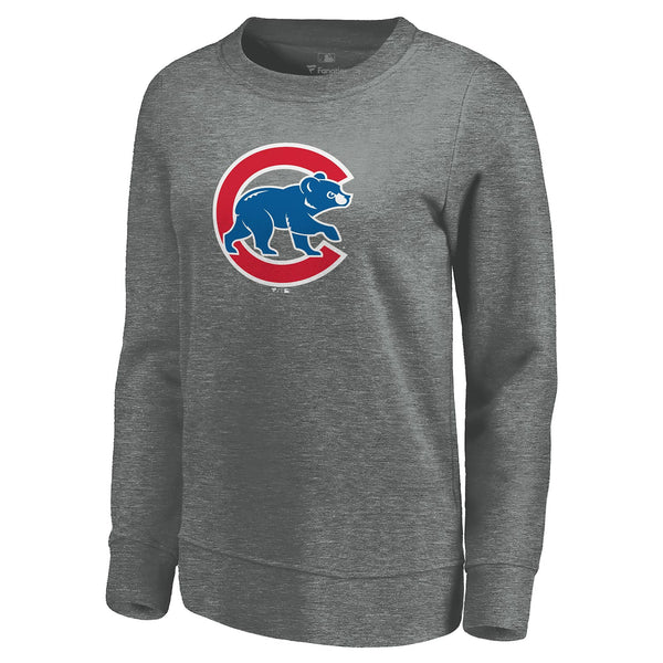 Chicago Cubs Ladies Logo Fleece Crew