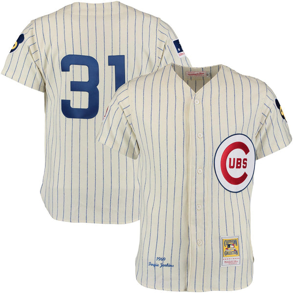 Chicago Cubs Fergie Jenkins 1969 Mitchell & Ness Authentic Home Jersey