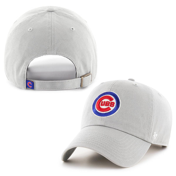 Chicago Cubs Bullseye Gray Clean Up Adjustable Cap