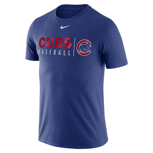 Chicago Cubs Royal Nike Dri Fit Practice Tee
