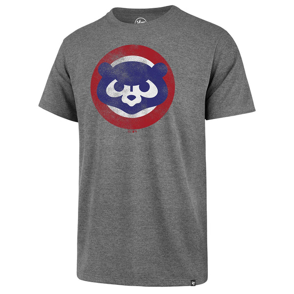 Chicago Cubs 84 Bear Logo Grey Club Tee
