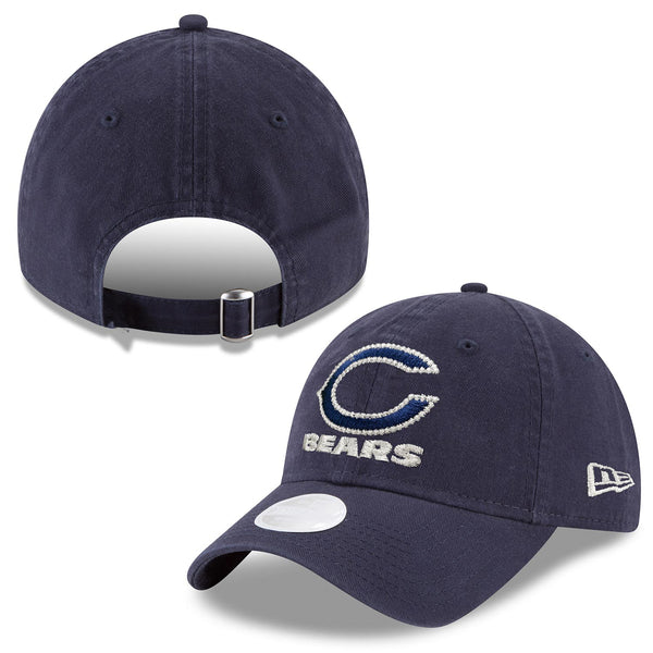 Chicago Bears Women's Logo Beam Bear Head 920 Adjustable Cap