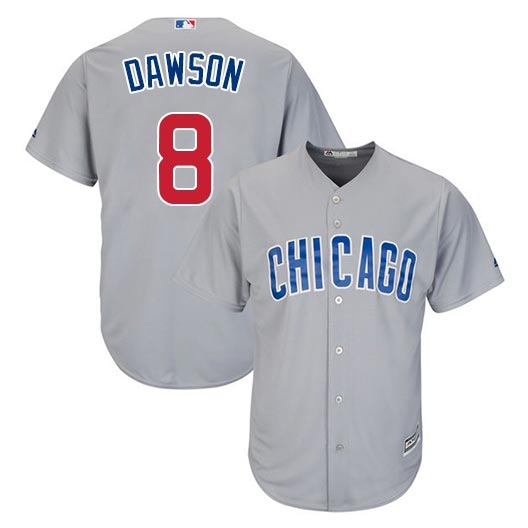 Chicago Cubs Andre Dawson Road Cool Base Replica Jersey