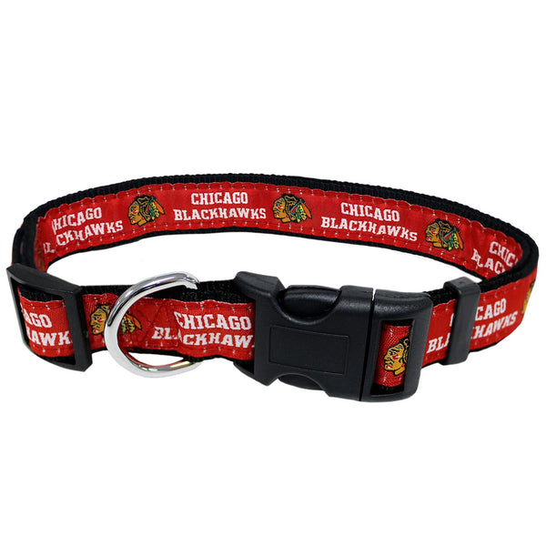 Chicago Blackhawks Woven Pet Collar