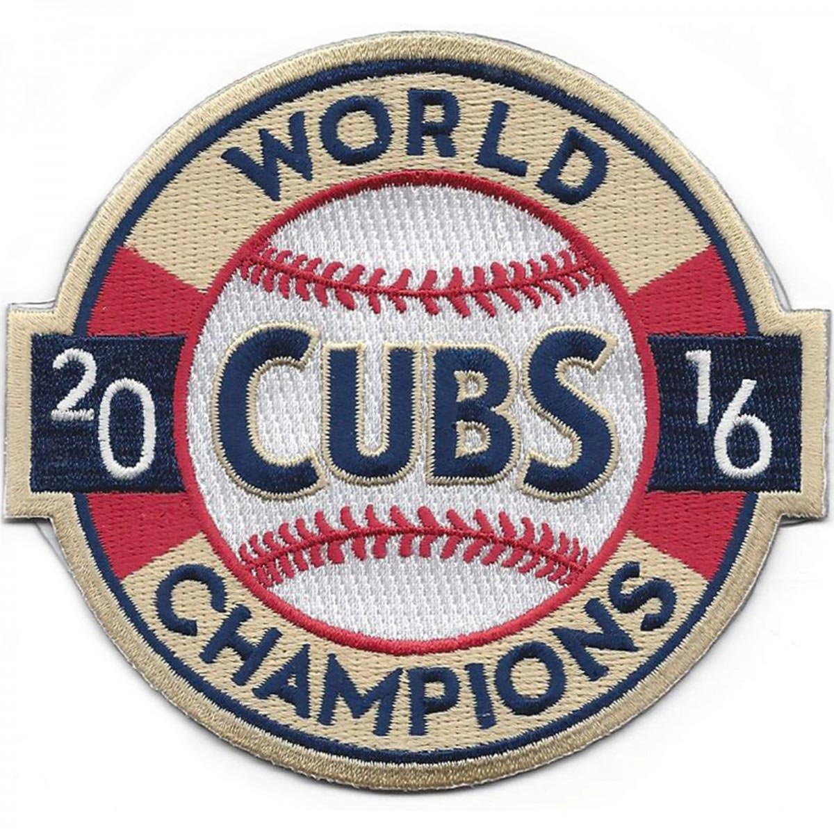 Chicago Cubs 2016 World Series Patch