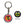 Load image into Gallery viewer, Chicago Blackhawks Spinner Logo Key Chain
