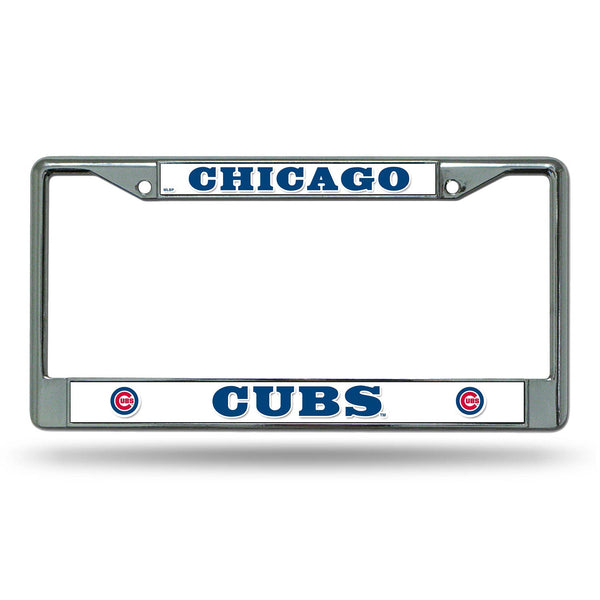 Chicago Cubs Chrome License Plate Frame
