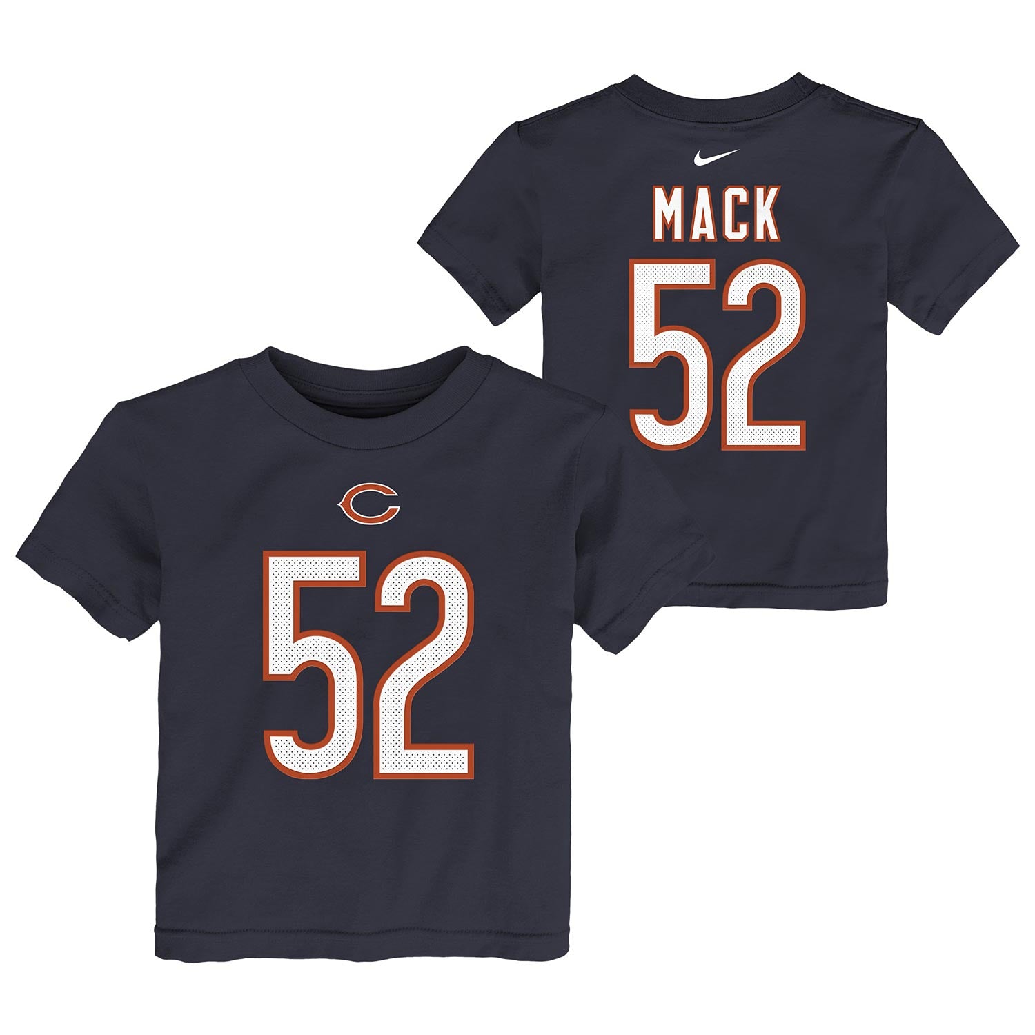Khalil Mack Chicago Bears Jersey White Size 3XL White Blue Orange