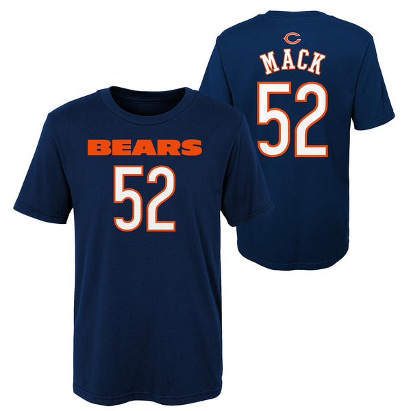 Chicago Bears Pre School Khalil Mack Name and Number Tee Shirt