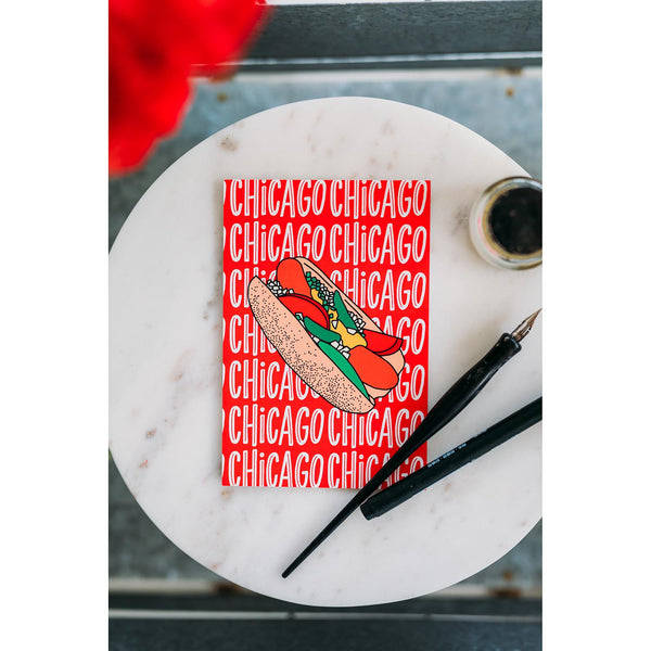 Chicago Hotdog Postcard