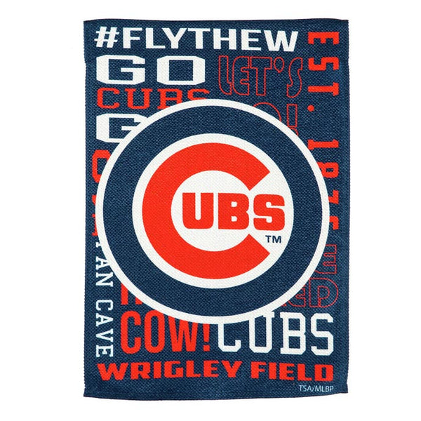 Chicago Cubs Fan Rules Flag
