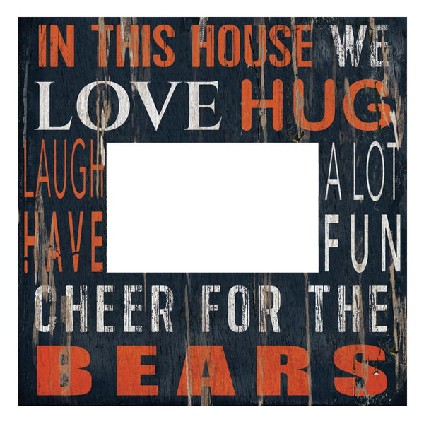 Chicago Bears In This House 10X10 Frame