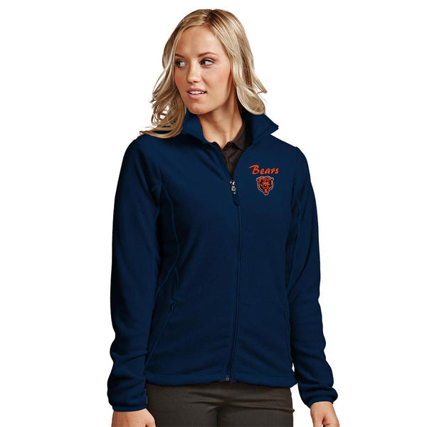 Chicago Bears Women's Full Zip Polar Ice Fleece Sweatshirt