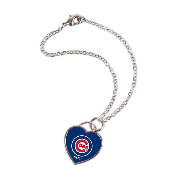 Chicago Cubs 3D Heart Bracelet