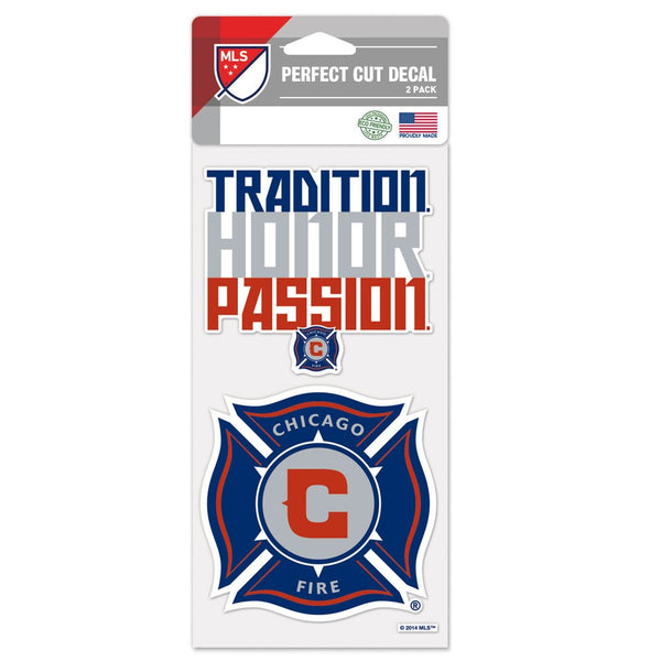 Chicago Fire Tradition, Honor, Passion Decal
