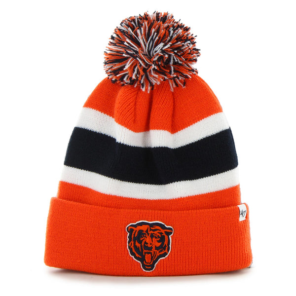 Chicago Bears Orange Bear Head Breakaway Cuff Knit