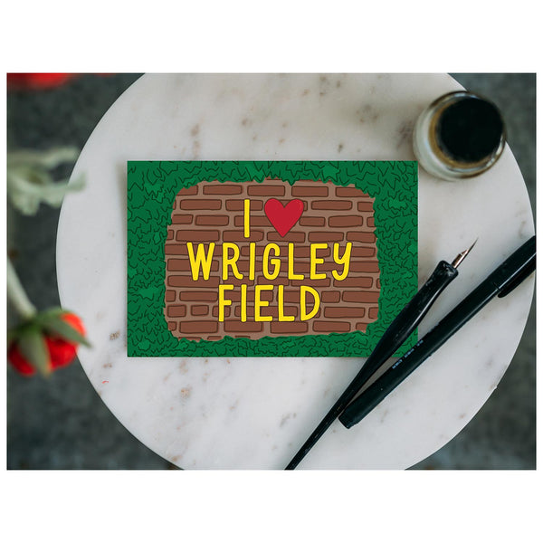 Chicago Cubs I Love Wrigley Postcard